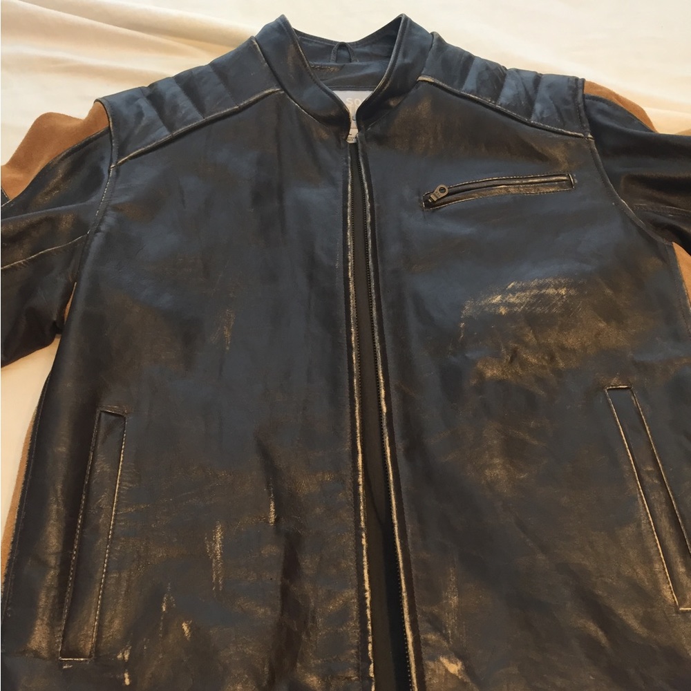 Vintage Leather Motocross Jacket